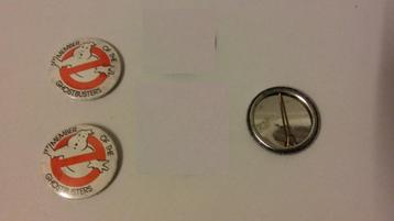 Ghostbusters Ghostbuster member vintage button film serie