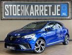 Renault Clio 1.0 TCe 90 | R.S. Line | Bose | Groot Navi | 36, Auto's, Voorwielaandrijving, Gebruikt, Blauw, Leder en Stof