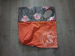 STEFANEL grote aparte oranje pailletten schoudertas ~ NH0504, Ophalen of Verzenden, Zo goed als nieuw, Oranje
