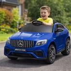Elektrische Kinderauto 12V–Mercedes-Benz GLC 63S AMG| Blauw, Ophalen of Verzenden, Nieuw