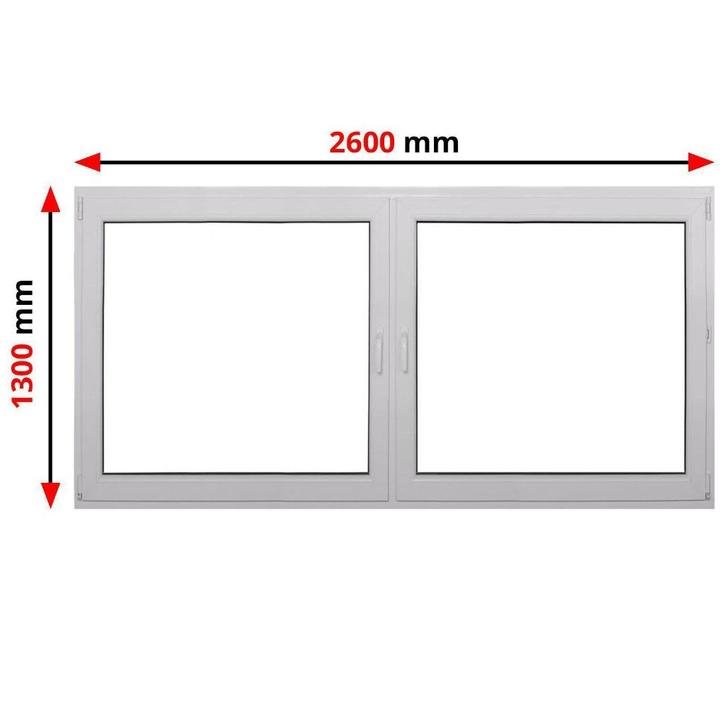 PVC Kozijnen Ramen Kunststof Raam op maat voor tuinhuis, Doe-het-zelf en Verbouw, Kozijnen en Schuifpuien, Nieuw, Raamkozijn, Kunststof