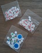 Wiebel oogjes  3 zakjes van 36 stuks, Hobby en Vrije tijd, Knutselen, Ophalen of Verzenden, Nieuw, Materiaal