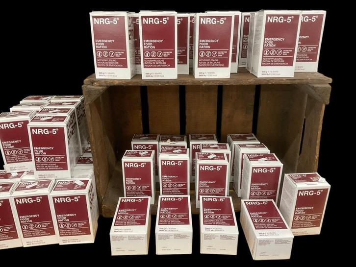 Noodrantsoen - noodvoedsel - noodpakket NRG-5 voedselrepen, Diversen, Levensmiddelen, Ophalen of Verzenden