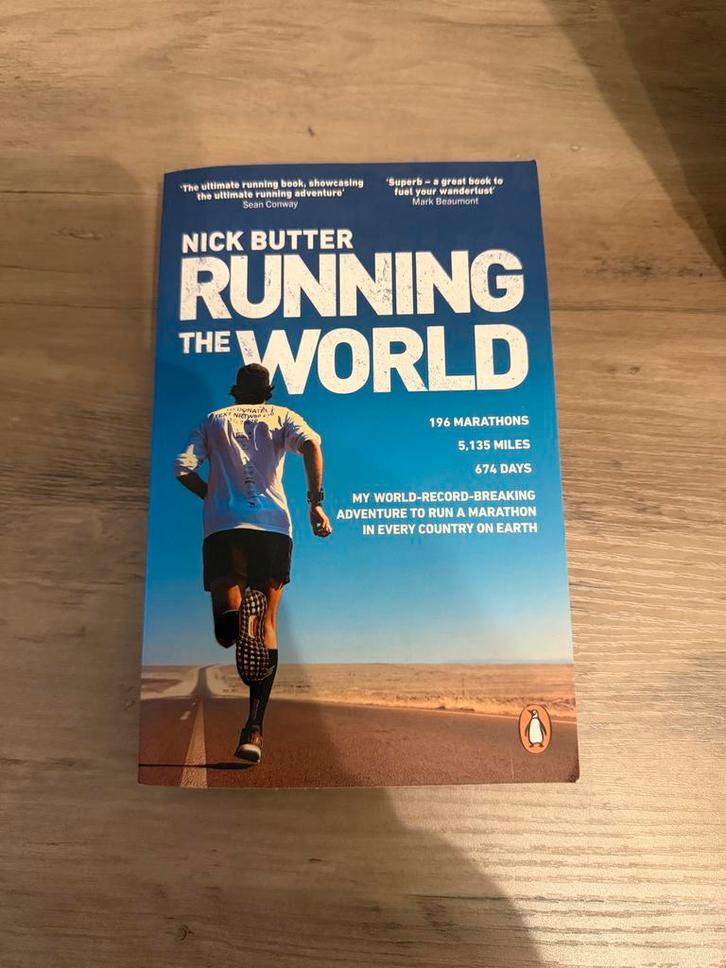 Running the World - Nick Butter, Boeken, Sportboeken, Gelezen, Ophalen