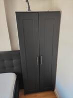 zwarte kast, Gebruikt, Met hangruimte, 150 tot 200 cm, 25 tot 50 cm