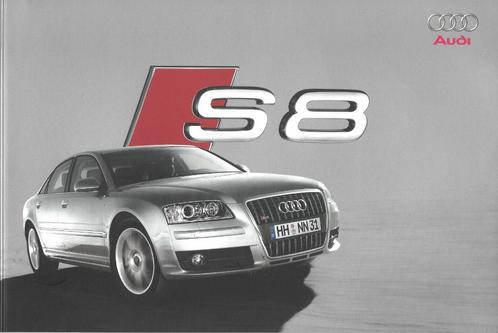 Audi S8 incl V10 folder, Boeken, Auto's | Folders en Tijdschriften, Zo goed als nieuw, Audi, Ophalen of Verzenden