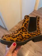 Leopard Enkellaarsjes Maat 37, Ophalen of Verzenden, Gedragen, Bruin, Lage of Enkellaarzen