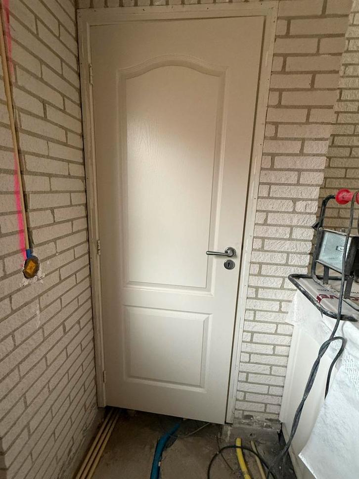 Stompe binnendeur 201x73 linksdraaiend, Doe-het-zelf en Verbouw, Deuren en Horren, Gebruikt, Binnendeur, 200 tot 215 cm, Minder dan 80 cm