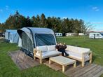 Koopje! Westfield Orion 300 bustent + connector / luchtsluis, Caravans en Kamperen, Camper-accessoires, Ophalen, Zo goed als nieuw