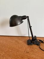 Antieke industriële tafellamp wandlamp ‘Nederlands octrooi ‘, Industrieel, klassiek, Gebruikt, Ophalen of Verzenden, Metaal