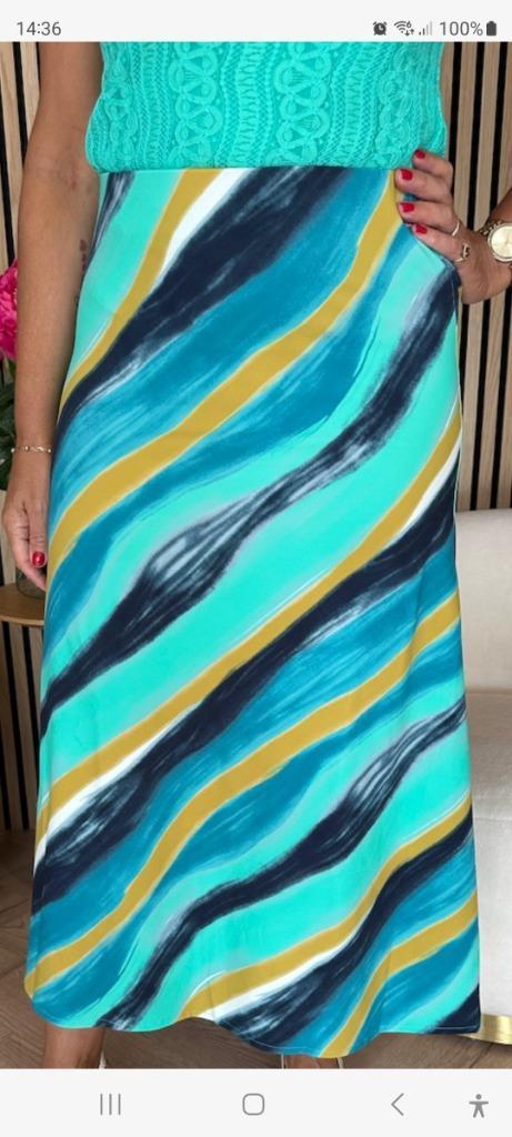 Mi Piace Mint leaf, Kleding | Dames, Rokken, Nieuw, Maat 38/40 (M), Overige kleuren, Onder de knie, Ophalen of Verzenden