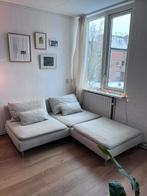 GUNNARED BEIGE IKEA SÖDERHAMN 3-zitsbank + voetenbank, Ophalen, Gebruikt, 150 tot 200 cm, Driepersoons