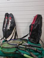 Tennis rackets en tassen, Ophalen of Verzenden