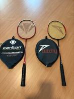 2 Badminton Rackets - Zo Goed Als Nieuw!, Ophalen of Verzenden, Zo goed als nieuw, Racket(s)