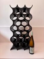 Zwart modulair wijnrek, Ophalen, Kunststof, Gebruikt, 50 tot 75 cm