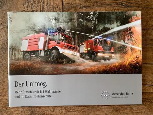 Folder Mercedes-Benz Unimog brandweer en rampen 2011 nieuw, Boeken, Auto's | Folders en Tijdschriften, Nieuw, Mercedes, Ophalen of Verzenden