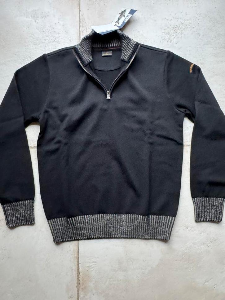 Mooie nieuwe originele Paul&Shark zip sweater trui M XL XXL, Kleding | Heren, Truien en Vesten, Nieuw, Overige maten, Zwart, Ophalen of Verzenden