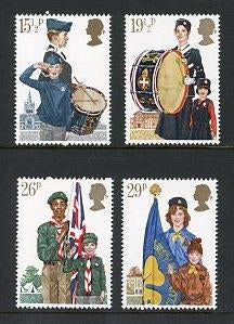 Engeland- 1982 - serie = motief Scouting, Ophalen of Verzenden, Postfris