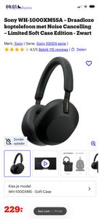 Sony WH-1000XM5SA, Ophalen of Verzenden, Zo goed als nieuw, Sony