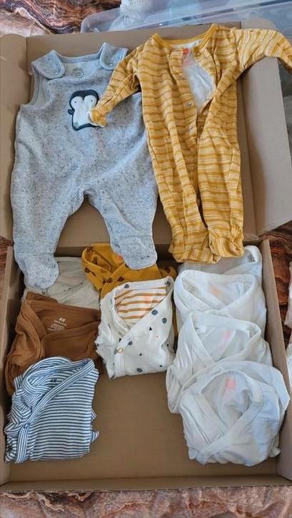 maat 50/56 set babykleding winter, Kinderen en Baby's, Babykleding | Baby-kledingpakketten, Gebruikt, Ophalen of Verzenden