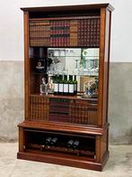 Engelse bar. Exclusieve “boekenkast” met geheime bar,, Ophalen, Zo goed als nieuw, Nvt, Nvt