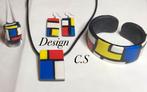 Unieke Ketting armband oorbellen Ring Design Klei UV-Hars, Ophalen of Verzenden, Zo goed als nieuw, Overige materialen
