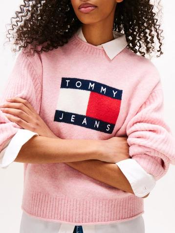 Tommy hilfiger melange logo trui nieuw  beschikbaar voor biedingen