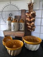 Landelijke tulband bakvorm 3x schaaltje kommetje *Etage3*, ., Ophalen of Verzenden, Zo goed als nieuw, .