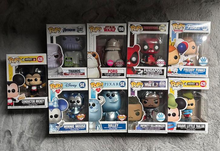 Funko pop collectie, Kinderen en Baby's, Speelgoed | Actiefiguren, Zo goed als nieuw, Ophalen of Verzenden