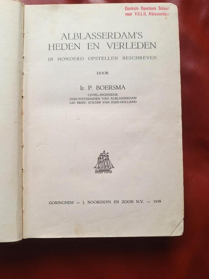 Alblasserdam Heden en Verleden - 1939, Boeken, Geschiedenis | Stad en Regio, Gelezen, Ophalen of Verzenden