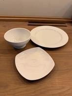 Leuk serviesset 5 persoons, Huis en Inrichting, Ophalen, Zo goed als nieuw, Bord(en), Overige stijlen