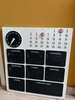 Organizer wit krijtbord memobord weekplanner agenda schedule, Huis en Inrichting, Woonaccessoires | Memoborden, Ophalen, Gebruikt