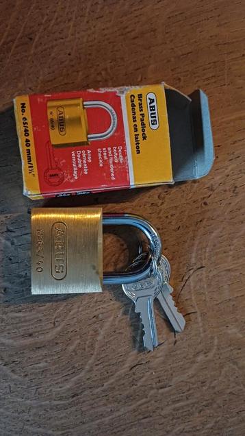 ABUS Messing Hangslot 65/40 40mm beschikbaar voor biedingen