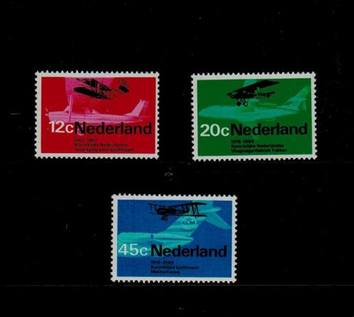 909-911 Luchtvaart 1968 Postfris, Postzegels en Munten, Postzegels | Nederland, Postfris, Na 1940, Verzenden