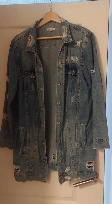 Oversized ripped jeans jas spijkerjack  beschikbaar voor biedingen