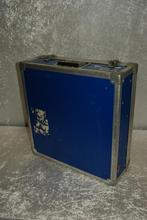 De Jong Flightcase 50x50x18cm blauw zilver  <25252198>, Muziek en Instrumenten, De Jong, Gebruikt, ., Drums of Percussie