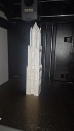 3D Geprinte Domtoren - Wit 19cm hoog, Antiek en Kunst, Ophalen of Verzenden