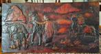 ANTIEK METALEN SCHILDERIJ PERU - 1960 - 1970, Antiek en Kunst, Ophalen