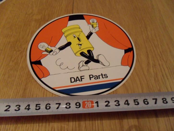 sticker EHV DAF  Parts  Lampen  XXR232, Verzamelen, Stickers, Zo goed als nieuw, Bedrijf of Vereniging, Ophalen