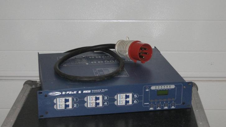 Showtec D-Pack 6 MKII dmx dimmer pack, Muziek en Instrumenten, Licht en Laser, Gebruikt, Licht, Ophalen of Verzenden