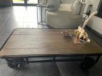 Salontafel eiken, Ophalen, 100 tot 150 cm, 50 tot 100 cm, Rechthoekig