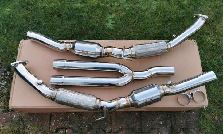 Uitlaat downpipe 200 cells VOLKSWAGEN R32 3.2L MK5 ZIE ADV, Auto diversen, Tuning en Styling, Ophalen of Verzenden