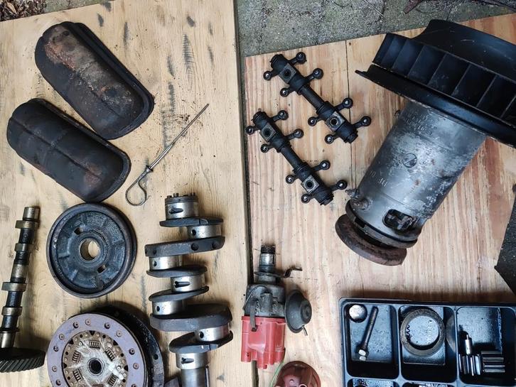 Veel VW kever blok onderdelen niet alles staat op de foto, Auto-onderdelen, Overige Auto-onderdelen, Oldtimer onderdelen, Volkswagen