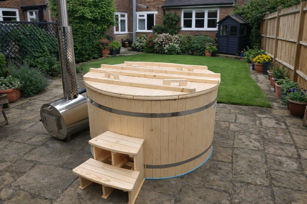 Hot Tub Houtgestookt Externe kachel, Verzenden, Nieuw