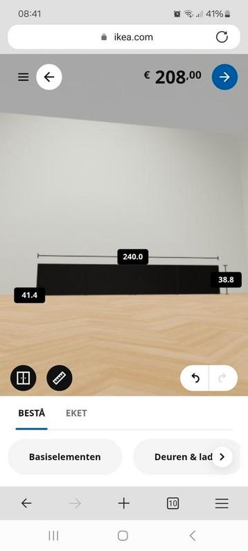 Ikea besta tv meubel 240 cm - afbeelding 2