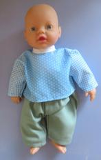Little baby pop32 poppenkleertjes poppenkleding blauweset195, Ophalen of Verzenden, Nieuw, Babypop