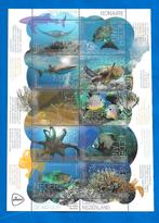 Beleef de natuur - onderwaterleven Bonaire (postzegelvel), Verzenden, Na 1940, Postfris