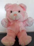 Knuffel beer roze 45 cm, Ophalen of Verzenden, Nieuw, Beer