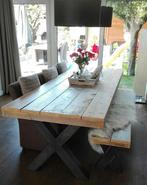 Eettafel, vergadertafel steigerhout op maat/model. NIEUW, Huis en Inrichting, Tafels | Eettafels, 100 tot 150 cm, Ophalen of Verzenden
