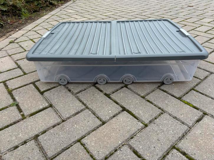 Mooie opberg bak, Tuin en Terras, Bergingen en Tuinkasten, Zo goed als nieuw, Overige typen, Kunststof, Ophalen of Verzenden